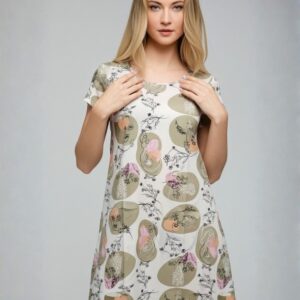 olive green oversized t shirt for women